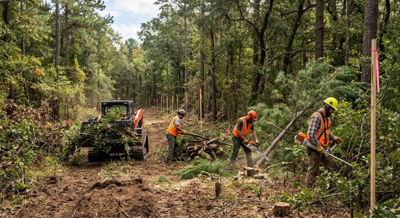 Land Clearing in Cumming, GA
